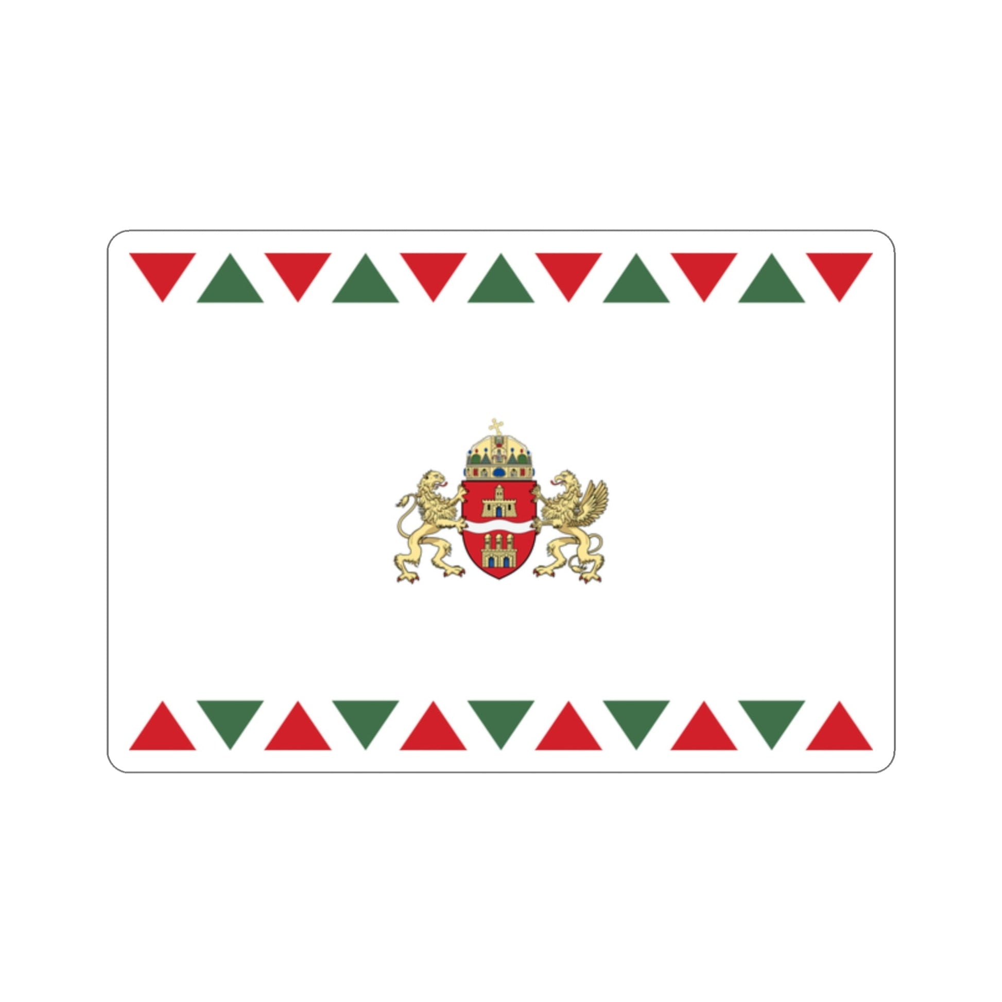 Flag of Budapest STICKER Vinyl Die-Cut Decal-2 Inch-The Sticker Space