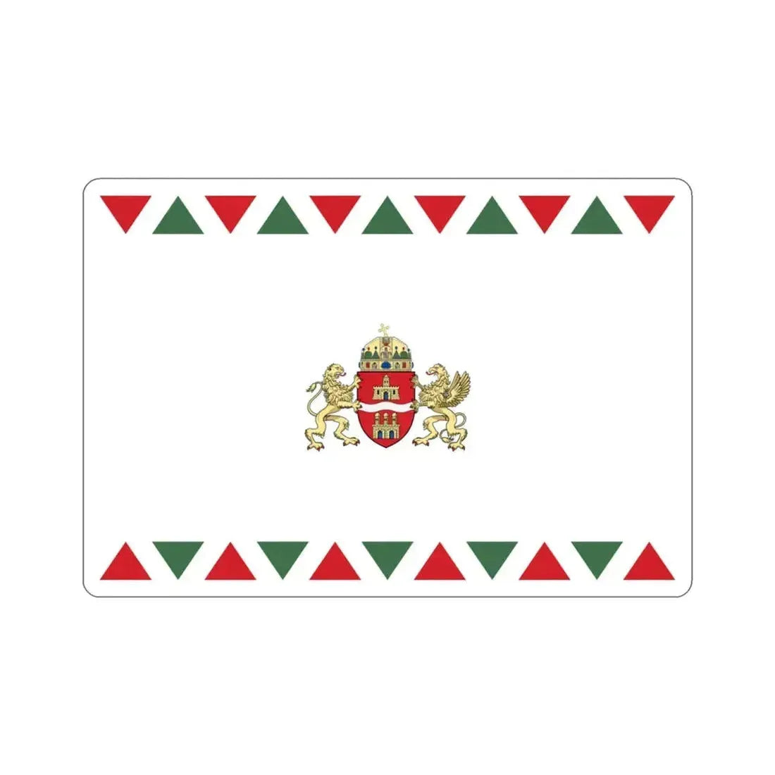 Flag of Budapest STICKER Vinyl Die-Cut Decal 3 Inch - The Sticker Space