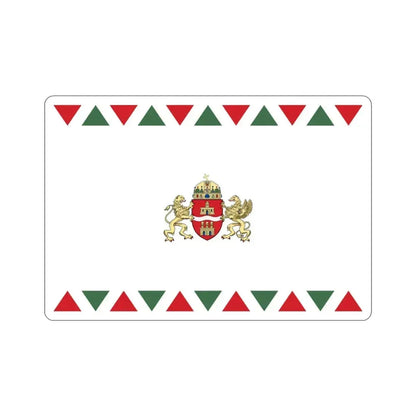 Flag of Budapest STICKER Vinyl Die-Cut Decal 3 Inch - The Sticker Space
