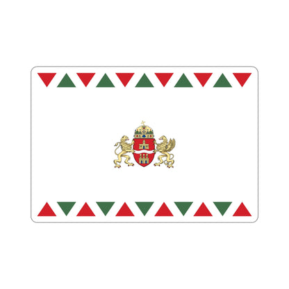 Flag of Budapest STICKER Vinyl Die-Cut Decal-5 Inch-The Sticker Space