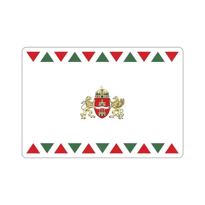 Flag of Budapest STICKER Vinyl Die-Cut Decal 5 Inch - The Sticker Space