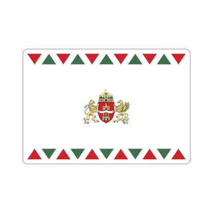 Flag of Budapest STICKER Vinyl Die-Cut Decal 6 Inch - The Sticker Space