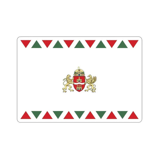 Flag of Budapest STICKER Vinyl Die-Cut Decal 6 Inch - The Sticker Space