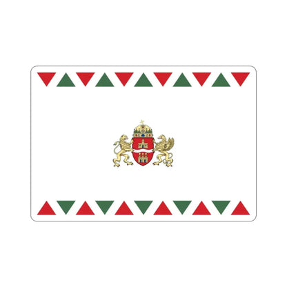 Flag of Budapest STICKER Vinyl Die-Cut Decal - The Sticker Space