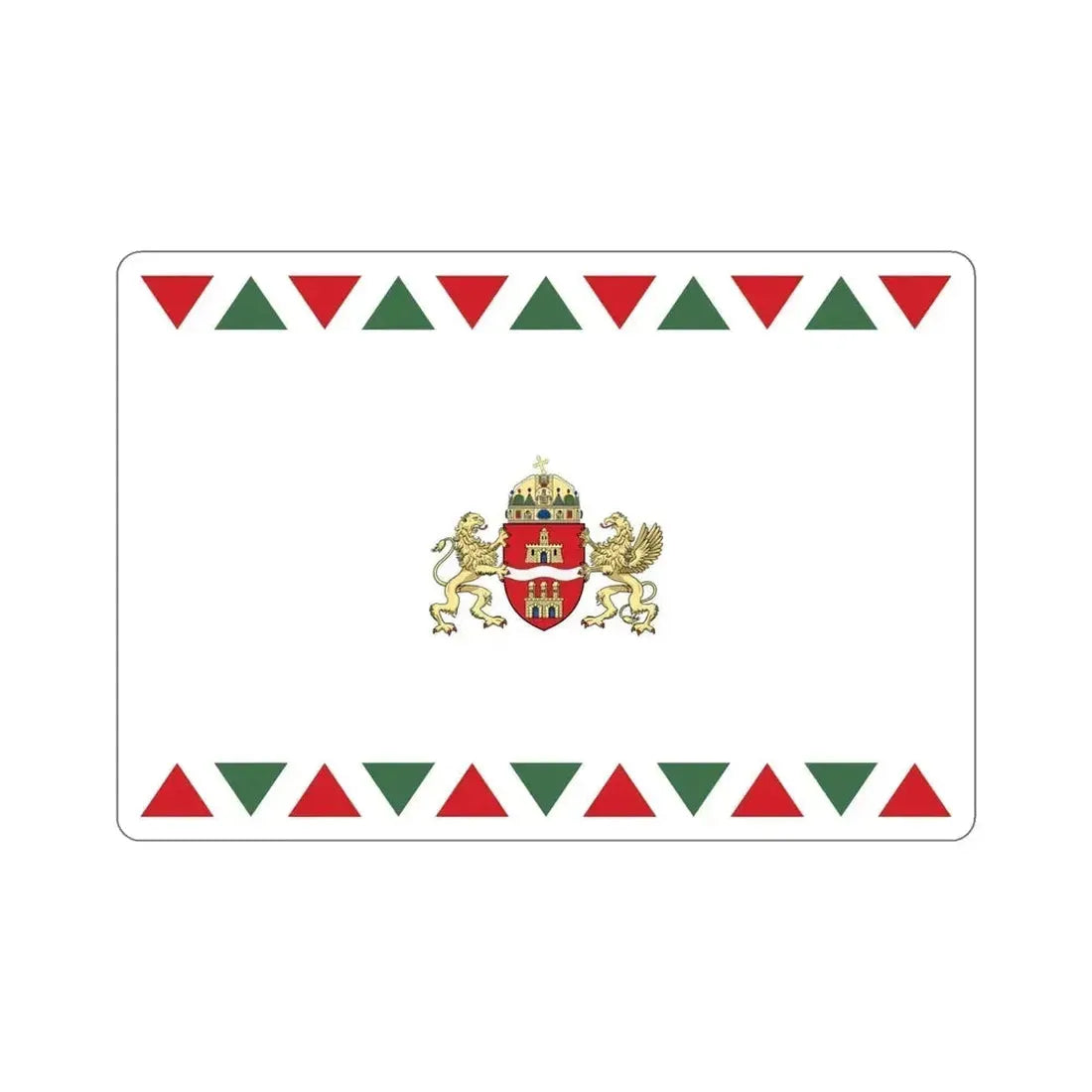 Flag of Budapest STICKER Vinyl Die-Cut Decal - The Sticker Space