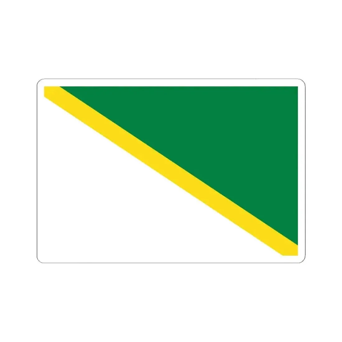 Flag of Buena Fe (Ecuador) STICKER Vinyl Kiss-Cut Decal 6 Inch White - The Sticker Space