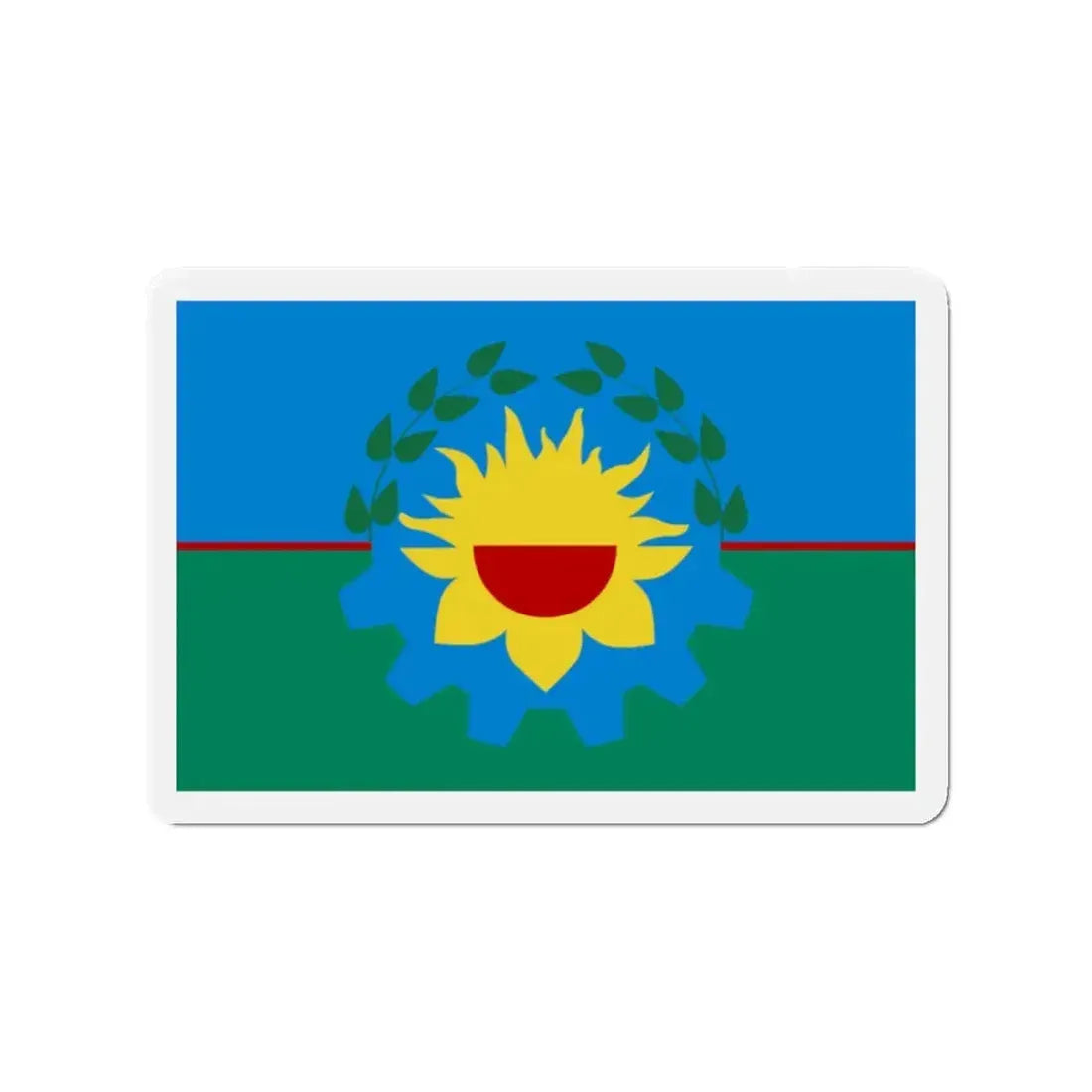 Flag of Buenos Aires Province Argentina - Refrigerator Magnet 2 Inch - The Sticker Space
