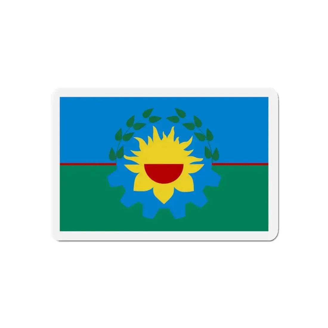 Flag of Buenos Aires Province Argentina - Refrigerator Magnet 5 Inch - The Sticker Space