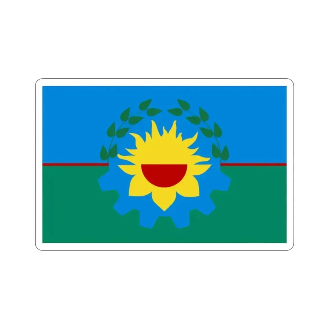 Flag of Buenos Aires Province Argentina STICKER Vinyl Die-Cut Decal 2 Inch - The Sticker Space