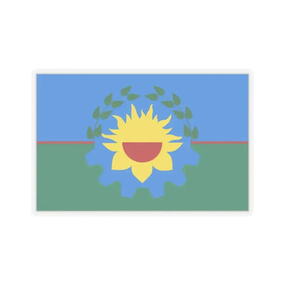 Flag of Buenos Aires Province Argentina - STICKER Vinyl Kiss-Cut Decal 4 Inch Transparent - The Sticker Space