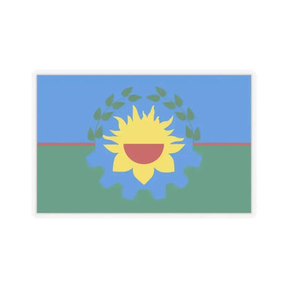Flag of Buenos Aires Province Argentina - STICKER Vinyl Kiss-Cut Decal 6 Inch Transparent - The Sticker Space