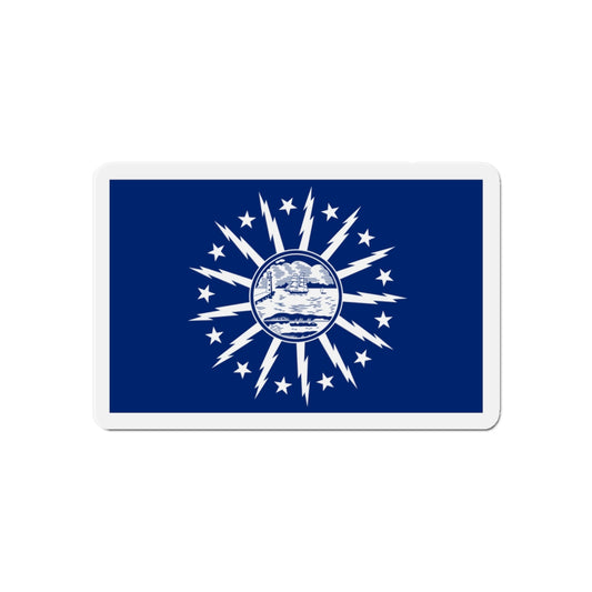 Flag of Buffalo New York - Die-Cut Magnet-6 × 6"-The Sticker Space