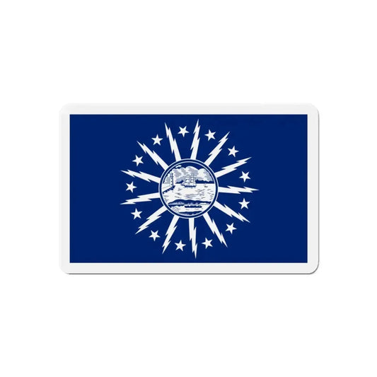 Flag of Buffalo New York - Refrigerator Magnet 6 Inch - The Sticker Space