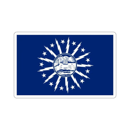 Flag of Buffalo New York USA STICKER Vinyl Die-Cut Decal 3 Inch - The Sticker Space