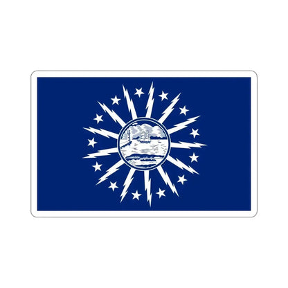 Flag of Buffalo New York USA STICKER Vinyl Die-Cut Decal 5 Inch - The Sticker Space