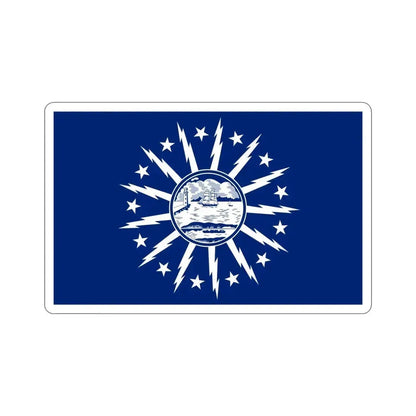 Flag of Buffalo New York USA STICKER Vinyl Die-Cut Decal 6 Inch - The Sticker Space