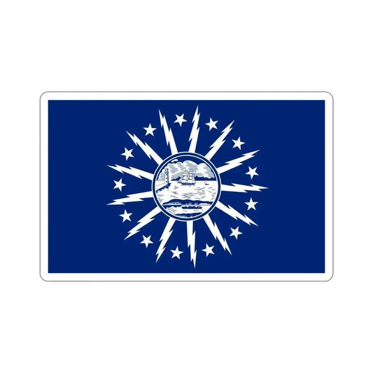 Flag of Buffalo New York USA STICKER Vinyl Die-Cut Decal 6 Inch - The Sticker Space