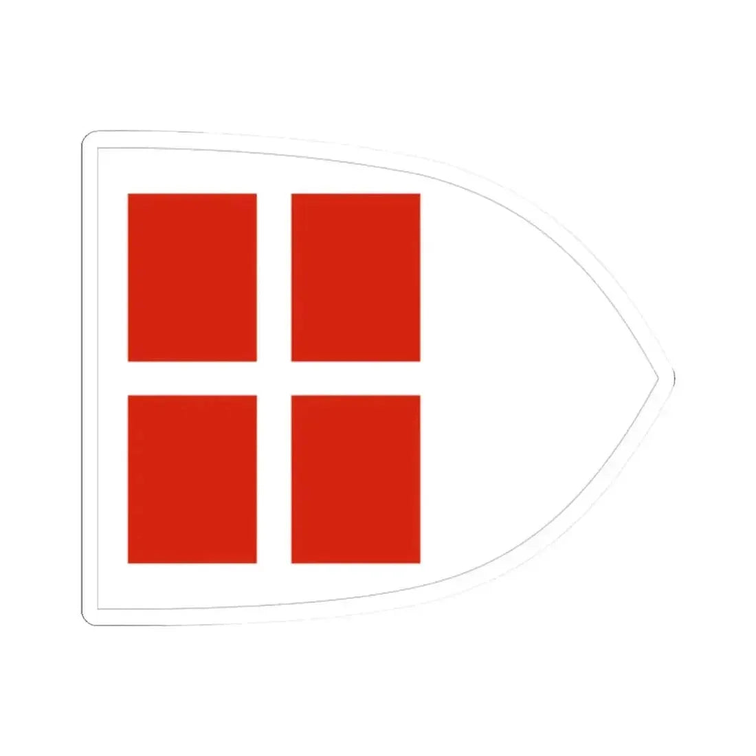 Flag of Bulgaria 14th century (Bulgaria) STICKER Vinyl Kiss-Cut Decal 2 Inch White - The Sticker Space