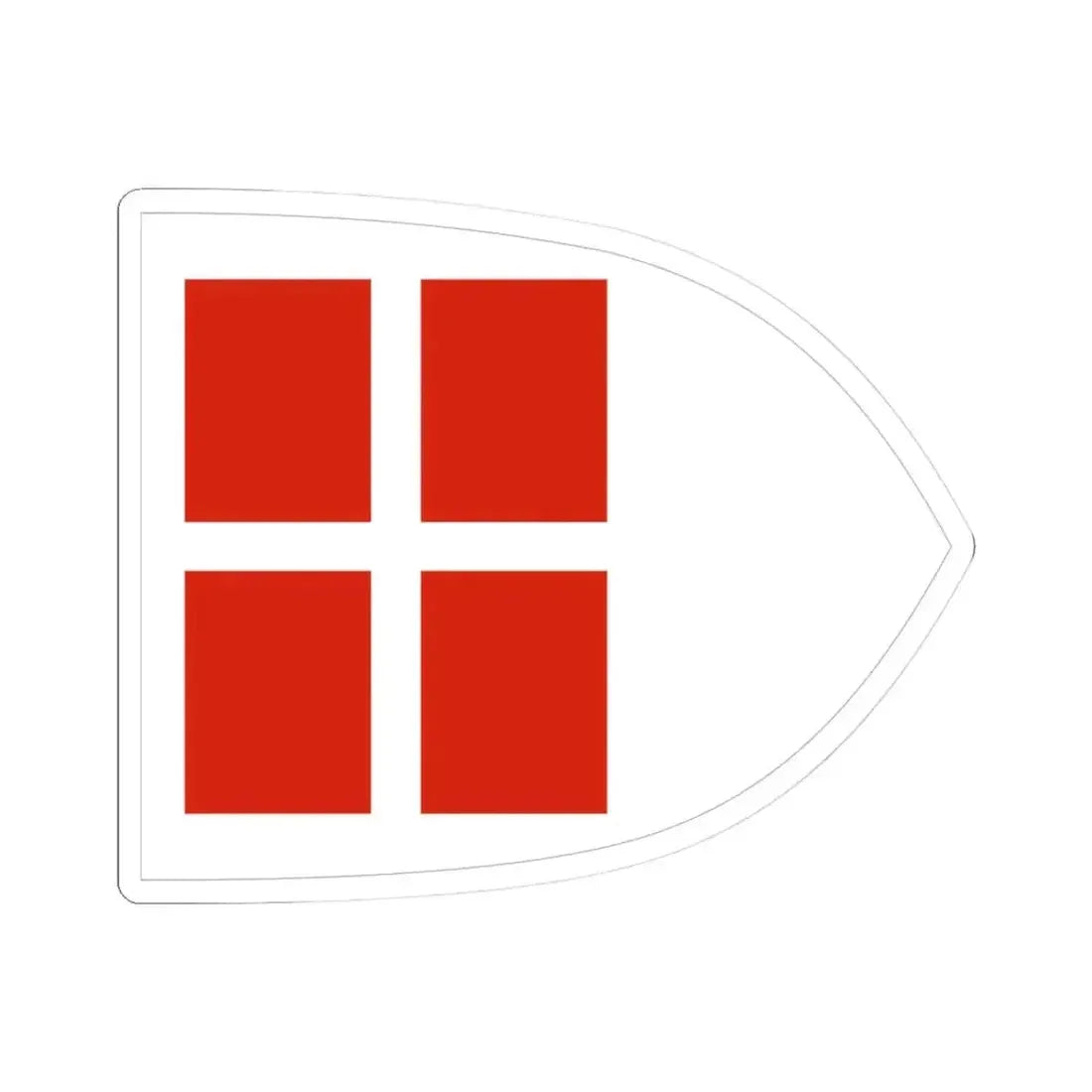 Flag of Bulgaria 14th century (Bulgaria) STICKER Vinyl Kiss-Cut Decal 3 Inch White - The Sticker Space