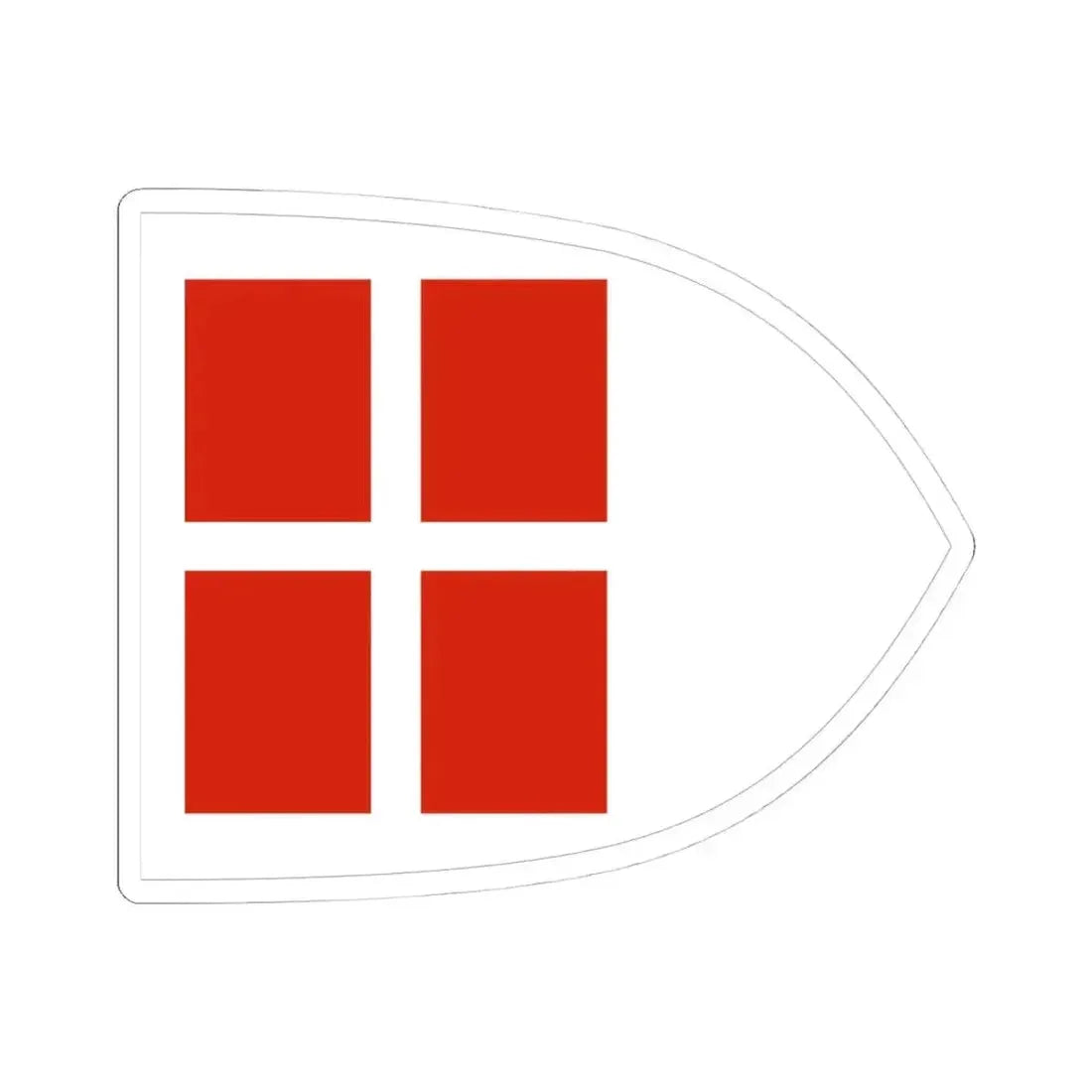 Flag of Bulgaria 14th century (Bulgaria) STICKER Vinyl Kiss-Cut Decal 4 Inch White - The Sticker Space