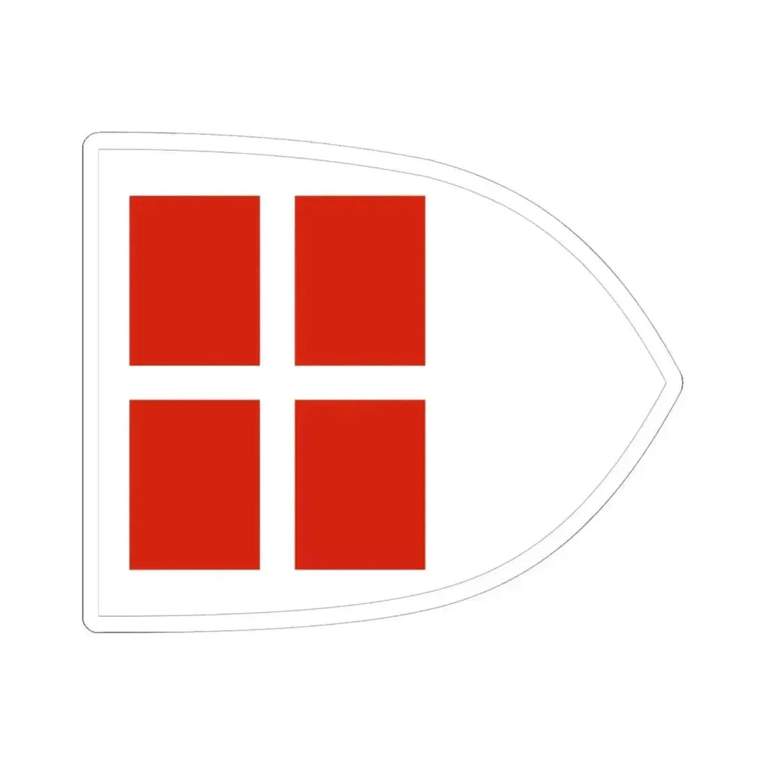 Flag of Bulgaria 14th century (Bulgaria) STICKER Vinyl Kiss-Cut Decal 6 Inch White - The Sticker Space