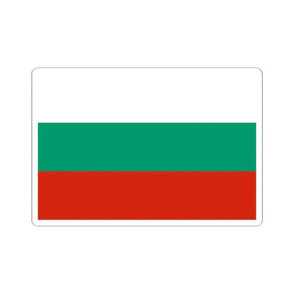 Flag of Bulgaria 3-2 (Bulgaria) STICKER Vinyl Kiss-Cut Decal 2 Inch White - The Sticker Space
