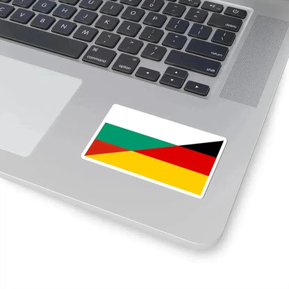 Flag of Bulgaria and Germany (Bulgaria) STICKER Vinyl Kiss-Cut Decal - The Sticker Space