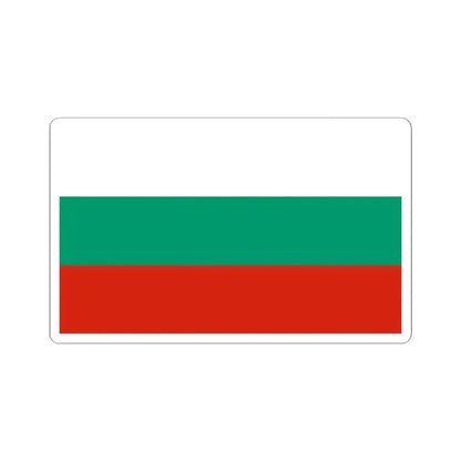 Flag of Bulgaria (Bulgaria) STICKER Vinyl Kiss-Cut Decal 2 Inch White - The Sticker Space