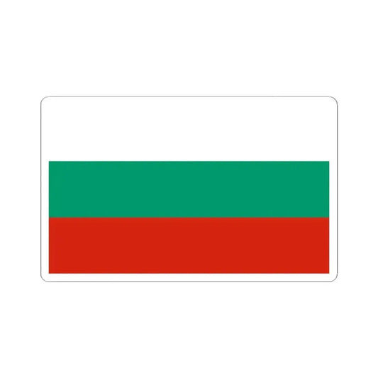 Flag of Bulgaria (Bulgaria) STICKER Vinyl Kiss-Cut Decal 2 Inch White - The Sticker Space
