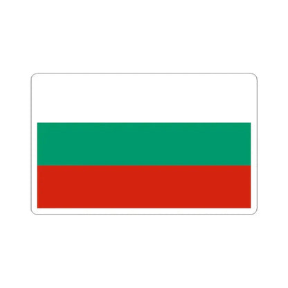 Flag of Bulgaria (Bulgaria) STICKER Vinyl Kiss-Cut Decal 3 Inch White - The Sticker Space