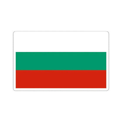 Flag of Bulgaria (Bulgaria) STICKER Vinyl Kiss-Cut Decal 4 Inch White - The Sticker Space