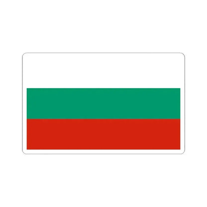 Flag of Bulgaria (Bulgaria) STICKER Vinyl Kiss-Cut Decal 6 Inch White - The Sticker Space
