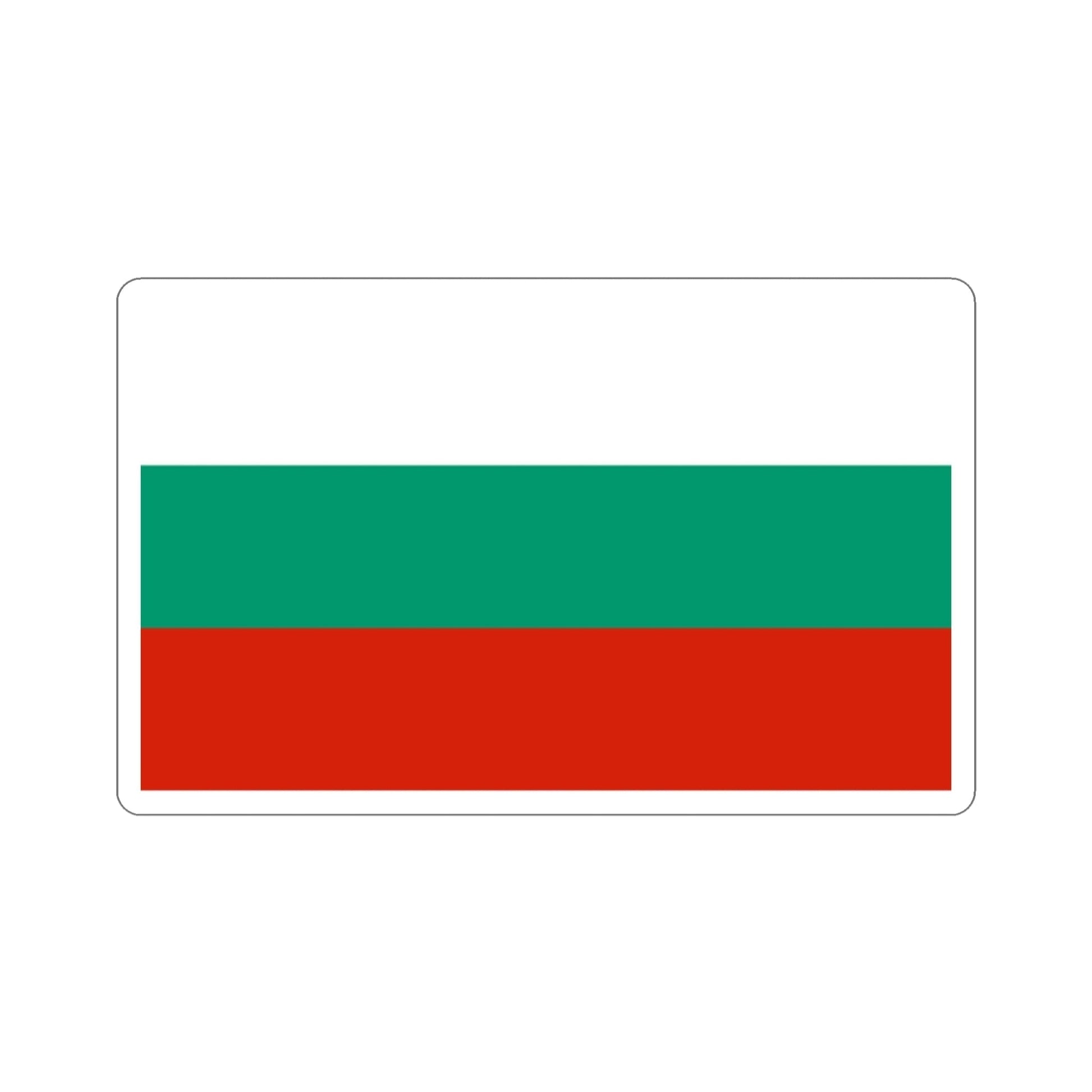 Flag of Bulgaria STICKER Vinyl Die-Cut Decal-2 Inch-The Sticker Space