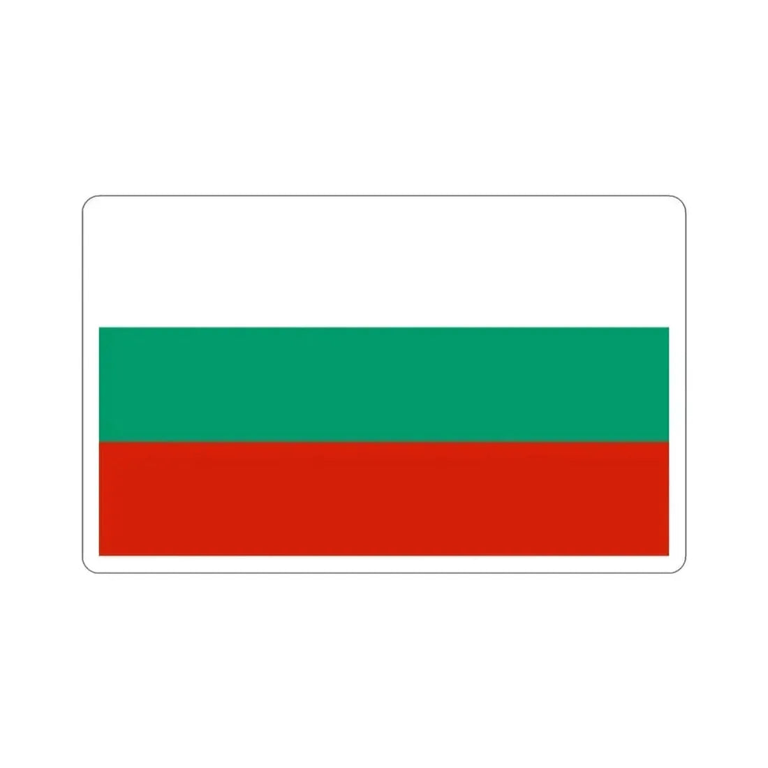 Flag of Bulgaria STICKER Vinyl Die-Cut Decal 2 Inch - The Sticker Space