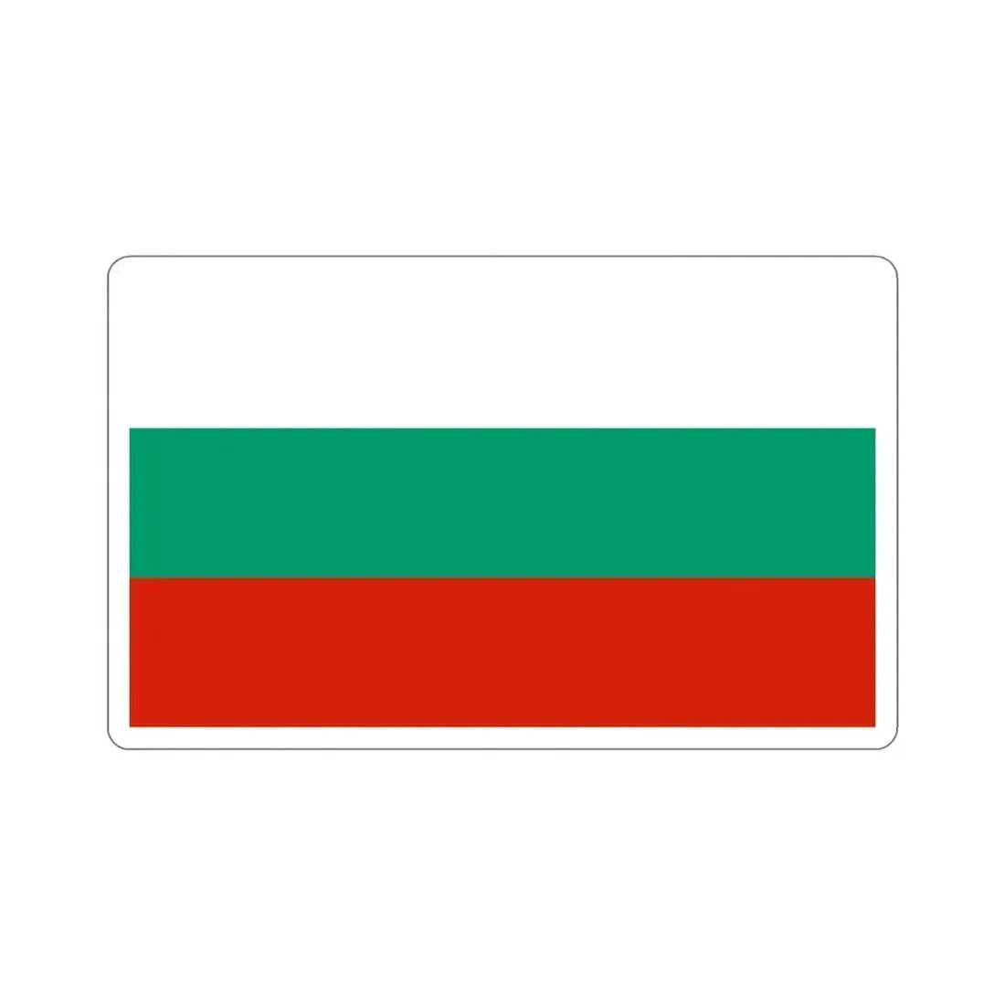 Flag of Bulgaria STICKER Vinyl Die-Cut Decal 3 Inch - The Sticker Space