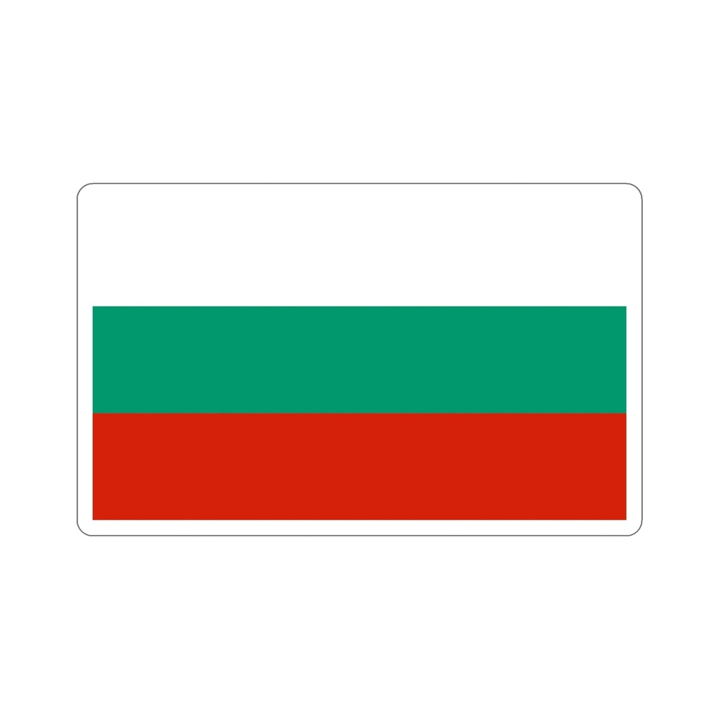 Flag of Bulgaria STICKER Vinyl Die-Cut Decal-5 Inch-The Sticker Space