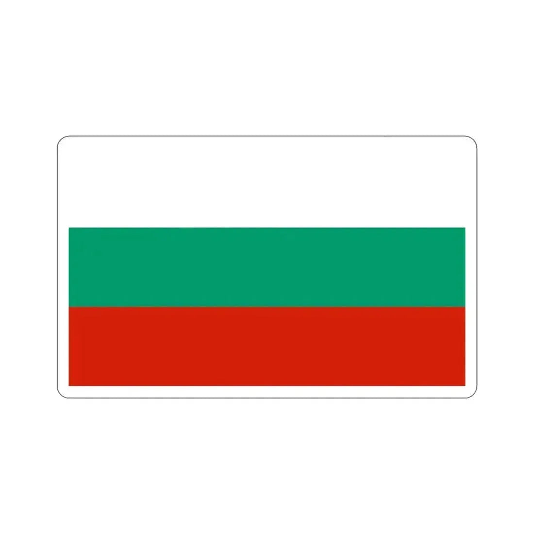 Flag of Bulgaria STICKER Vinyl Die-Cut Decal 5 Inch - The Sticker Space