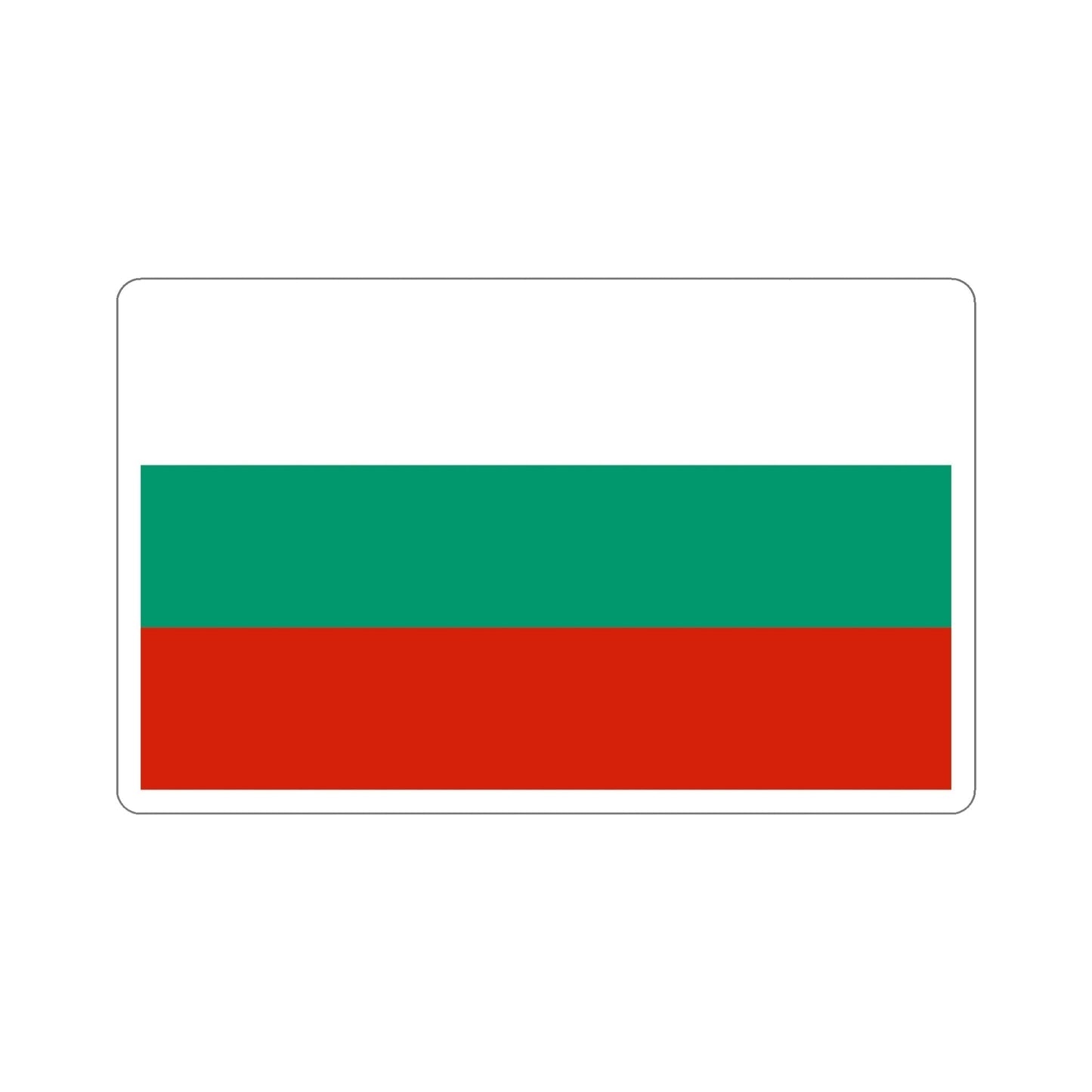 Flag of Bulgaria STICKER Vinyl Die-Cut Decal-6 Inch-The Sticker Space