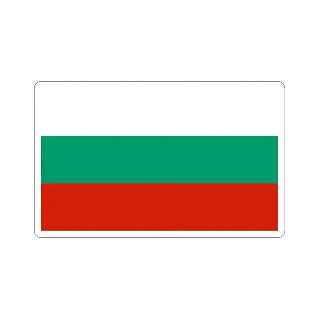 Flag of Bulgaria STICKER Vinyl Die-Cut Decal 6 Inch - The Sticker Space