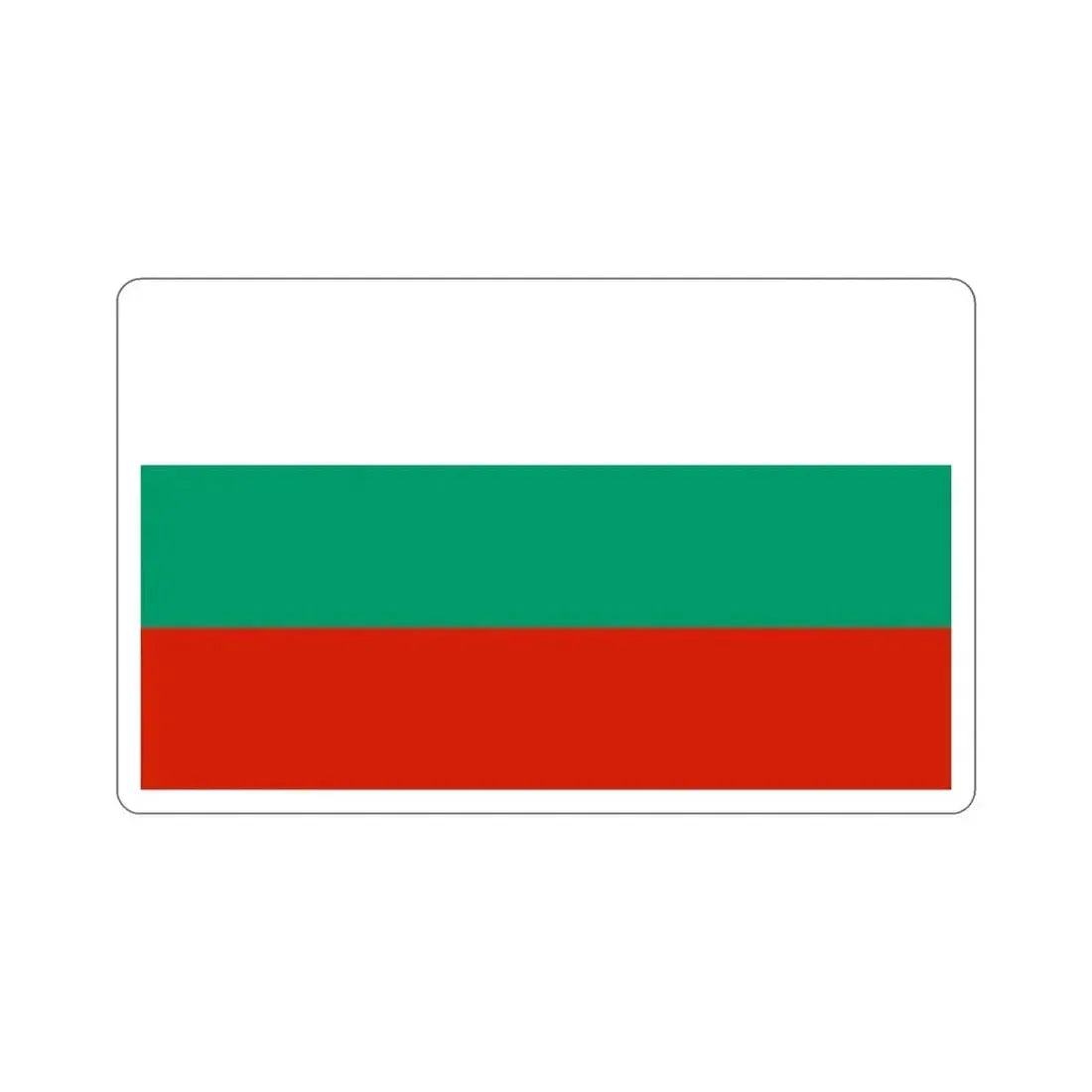Flag of Bulgaria STICKER Vinyl Die-Cut Decal - The Sticker Space