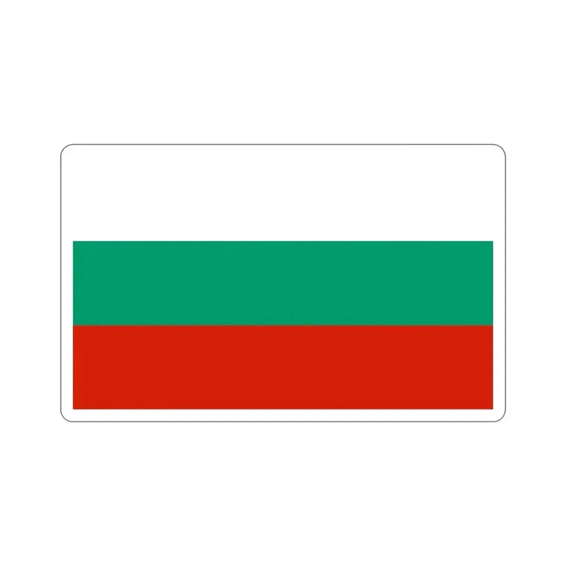 Flag of Bulgaria STICKER Vinyl Die-Cut Decal - The Sticker Space