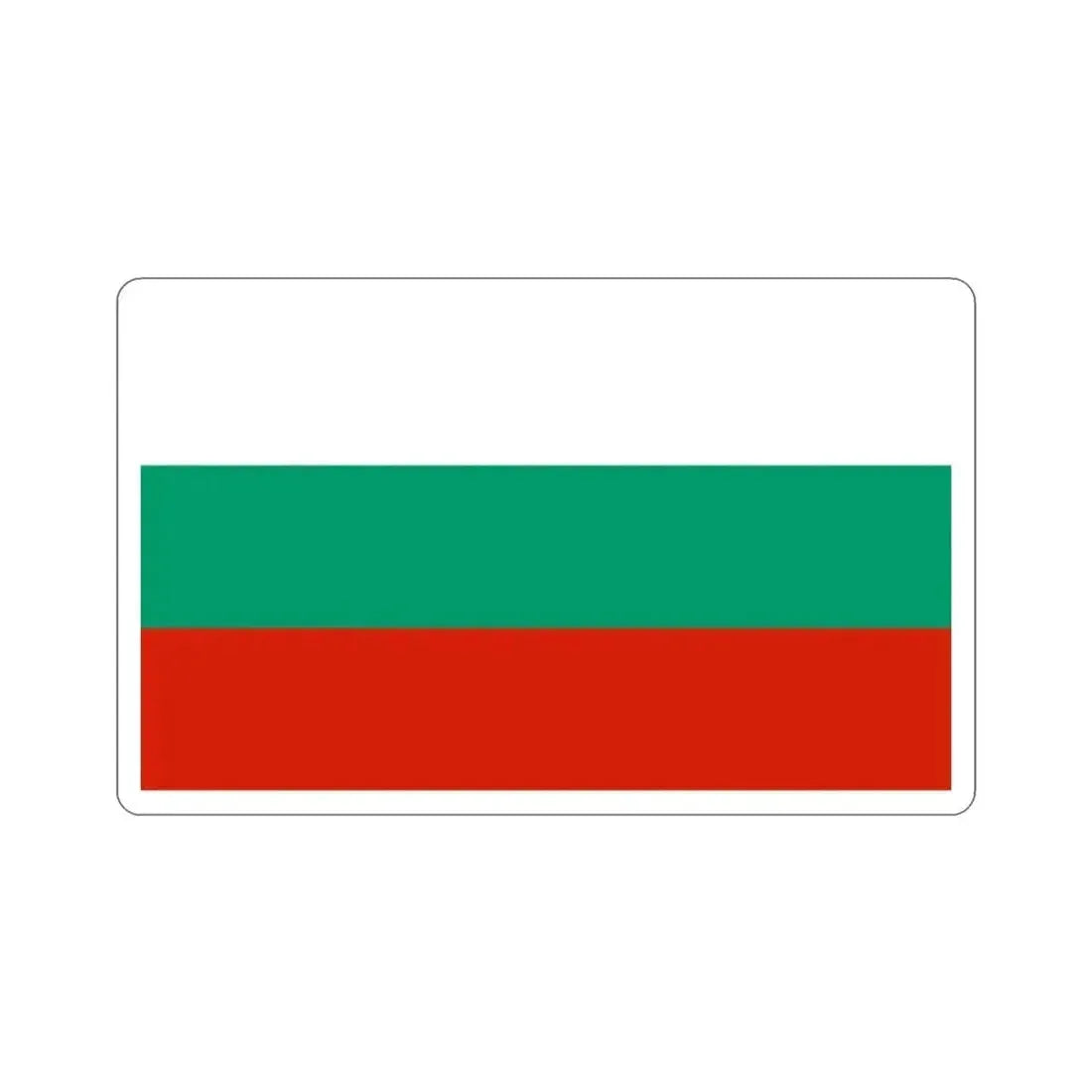 Flag of Bulgaria STICKER Vinyl Die-Cut Decal - The Sticker Space
