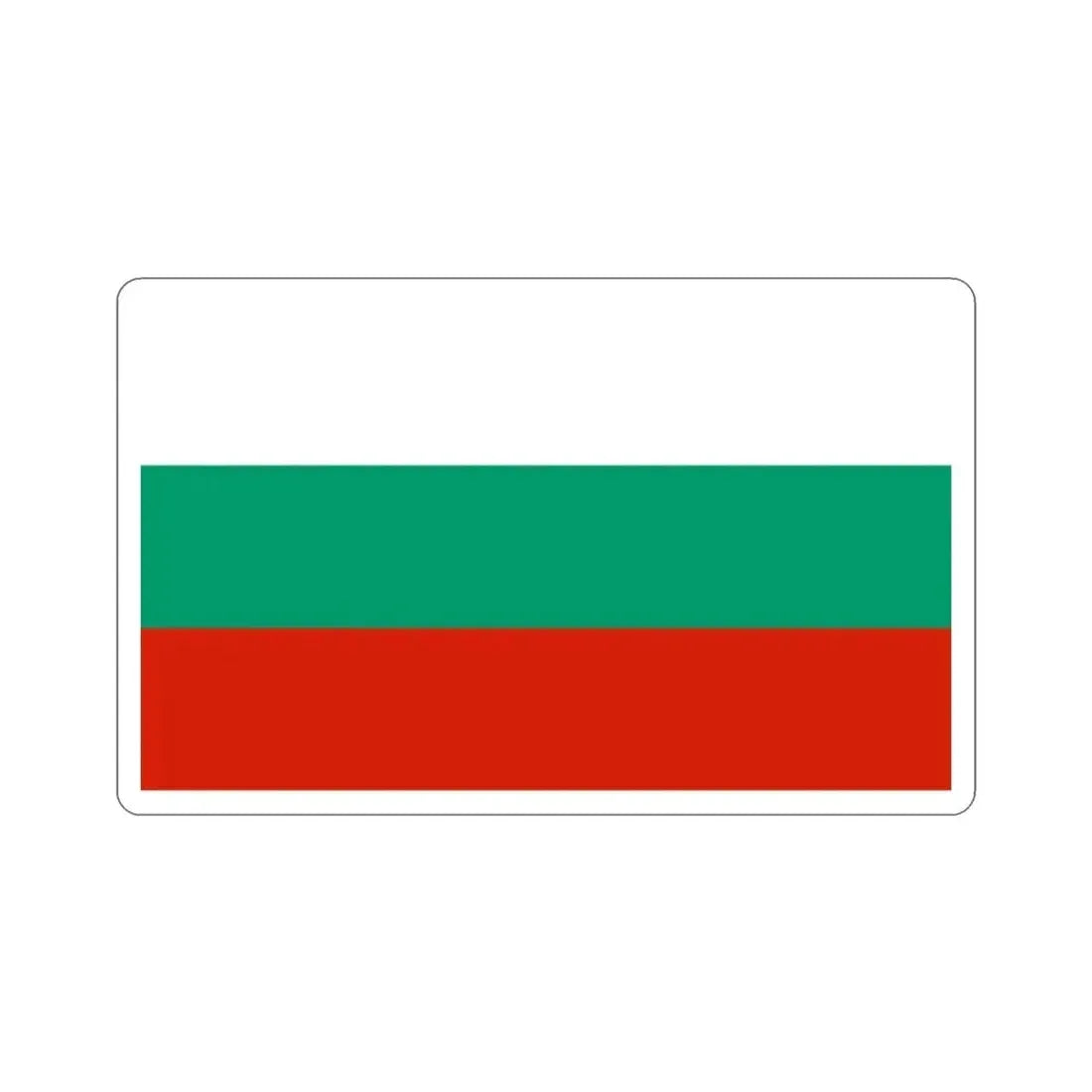 Flag of Bulgaria STICKER Vinyl Die-Cut Decal - The Sticker Space