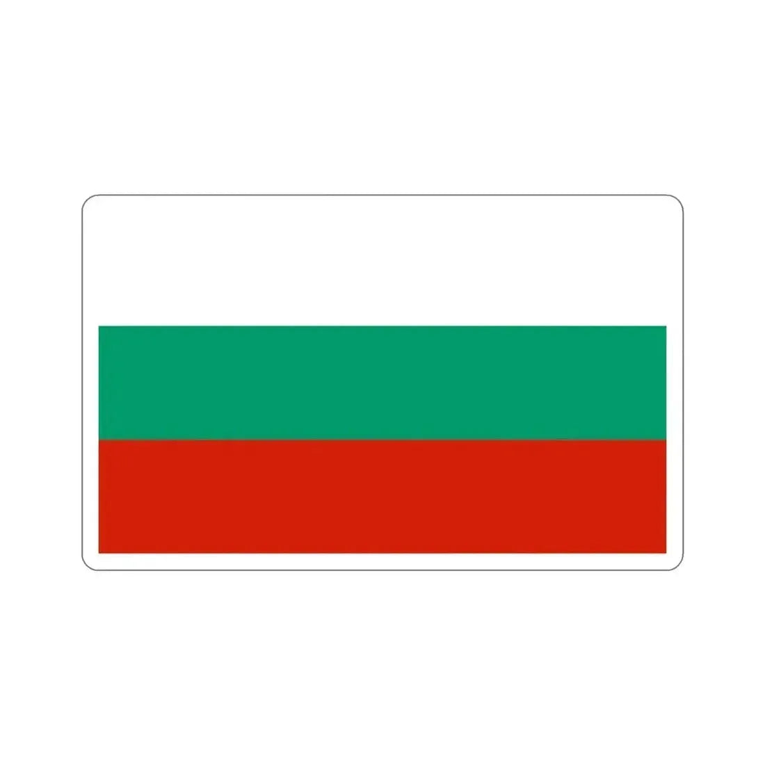Flag of Bulgaria STICKER Vinyl Die-Cut Decal - The Sticker Space