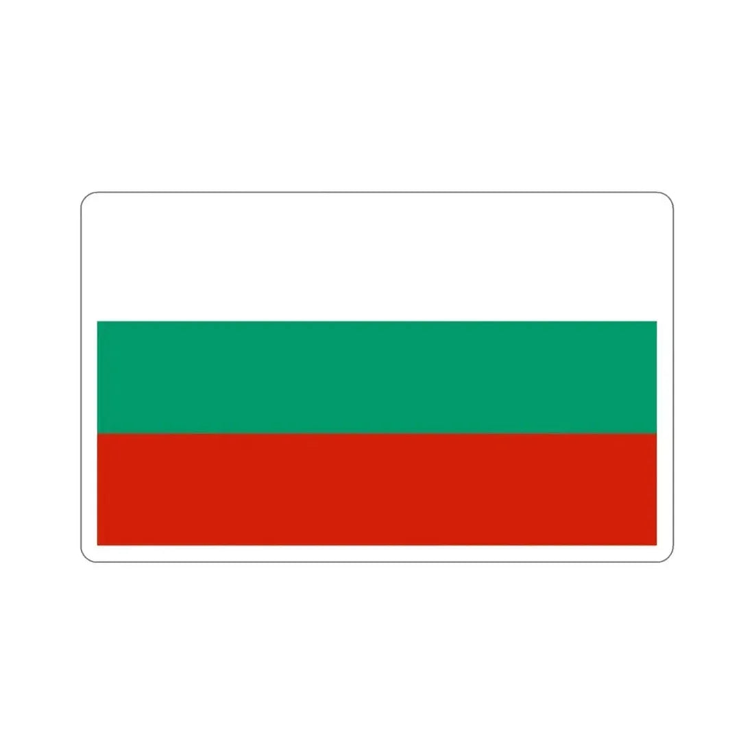 Flag of Bulgaria STICKER Vinyl Die-Cut Decal - The Sticker Space
