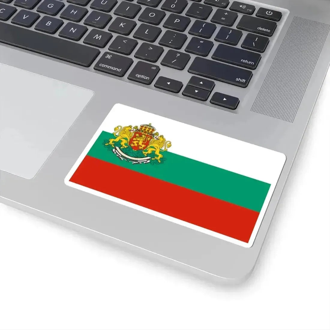 Flag of Bulgaria with coat of arms 2 (Bulgaria) STICKER Vinyl Kiss-Cut Decal - The Sticker Space