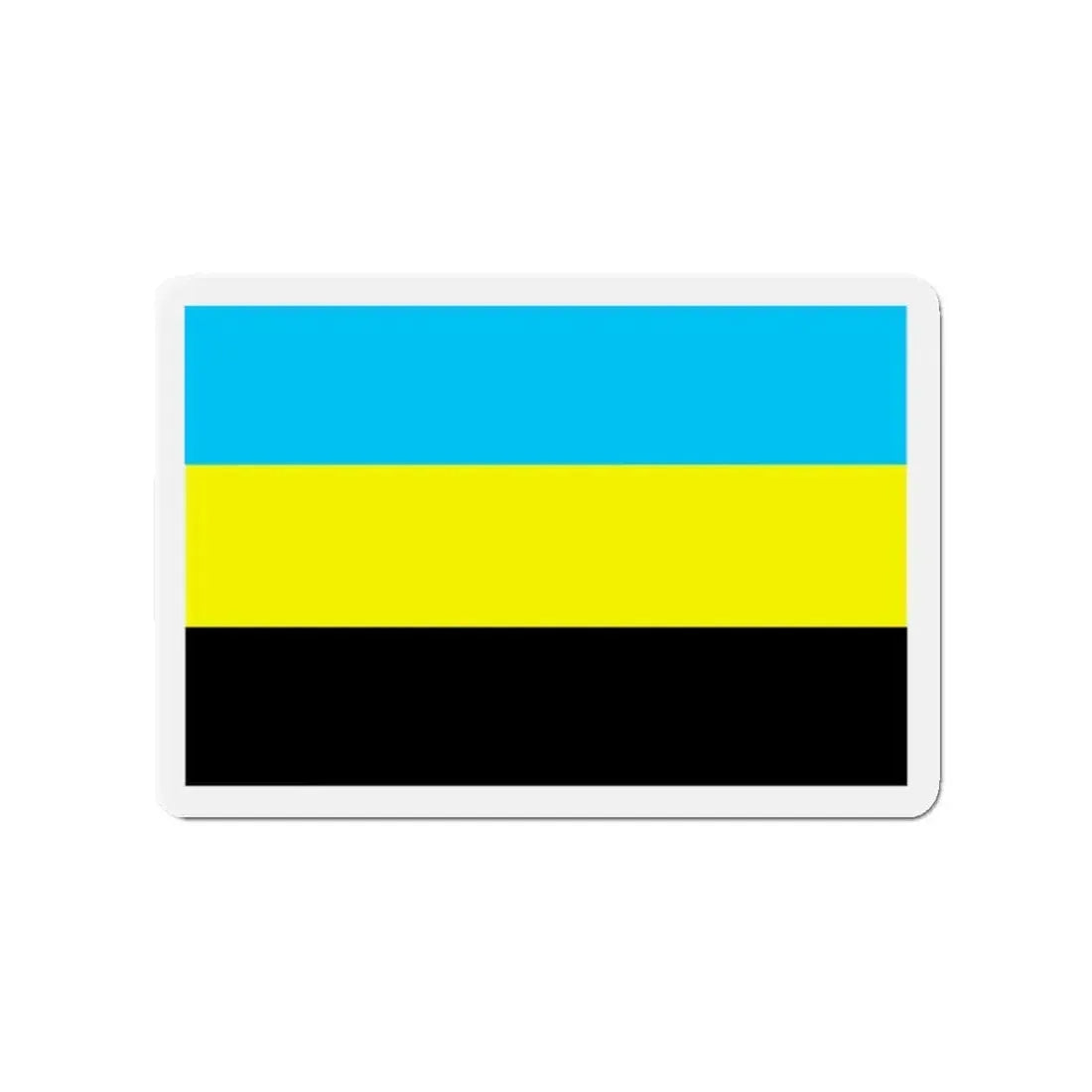 Flag of Bulungan Malaysia - Refrigerator Magnet 3 Inch - The Sticker Space