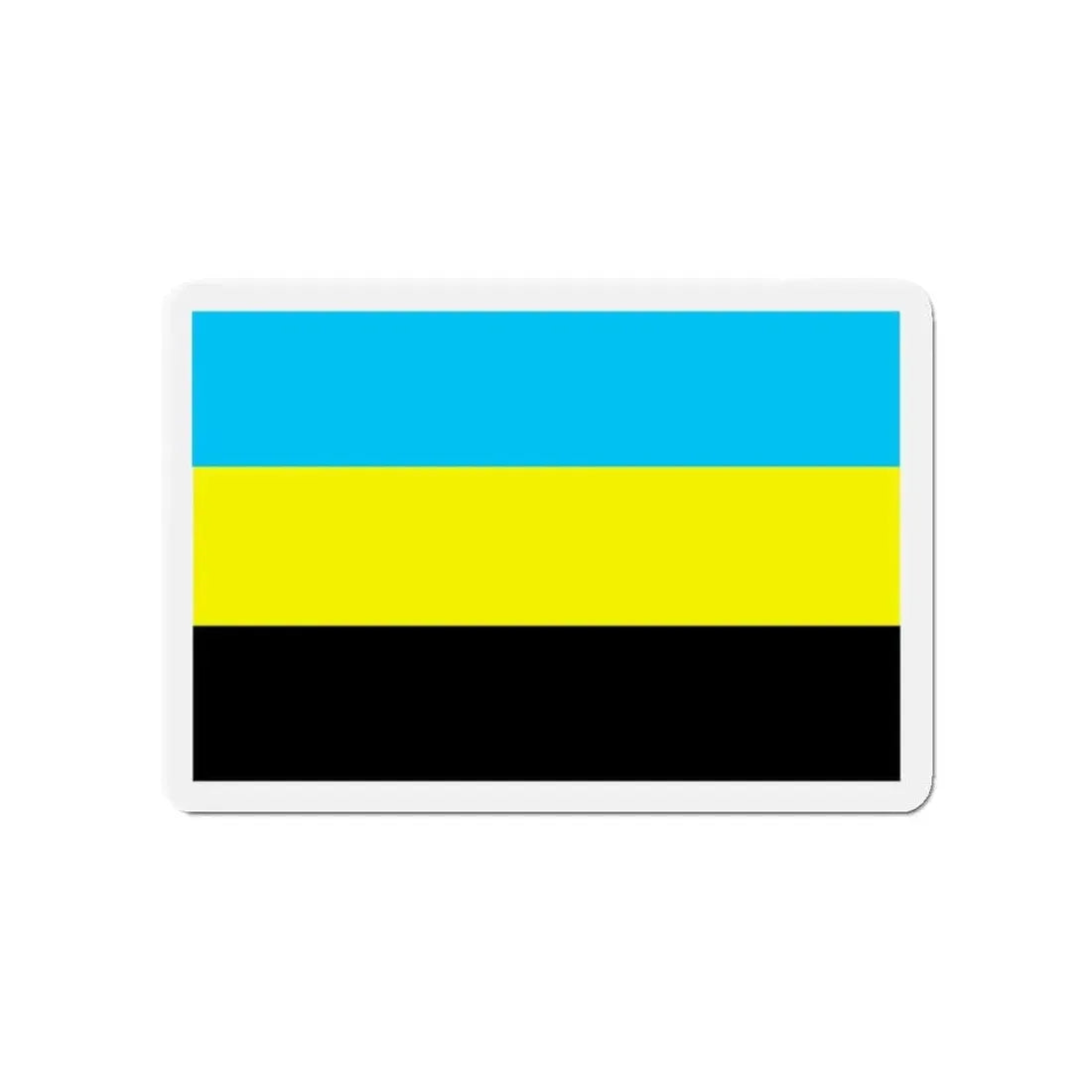 Flag of Bulungan Malaysia - Refrigerator Magnet 4 Inch - The Sticker Space