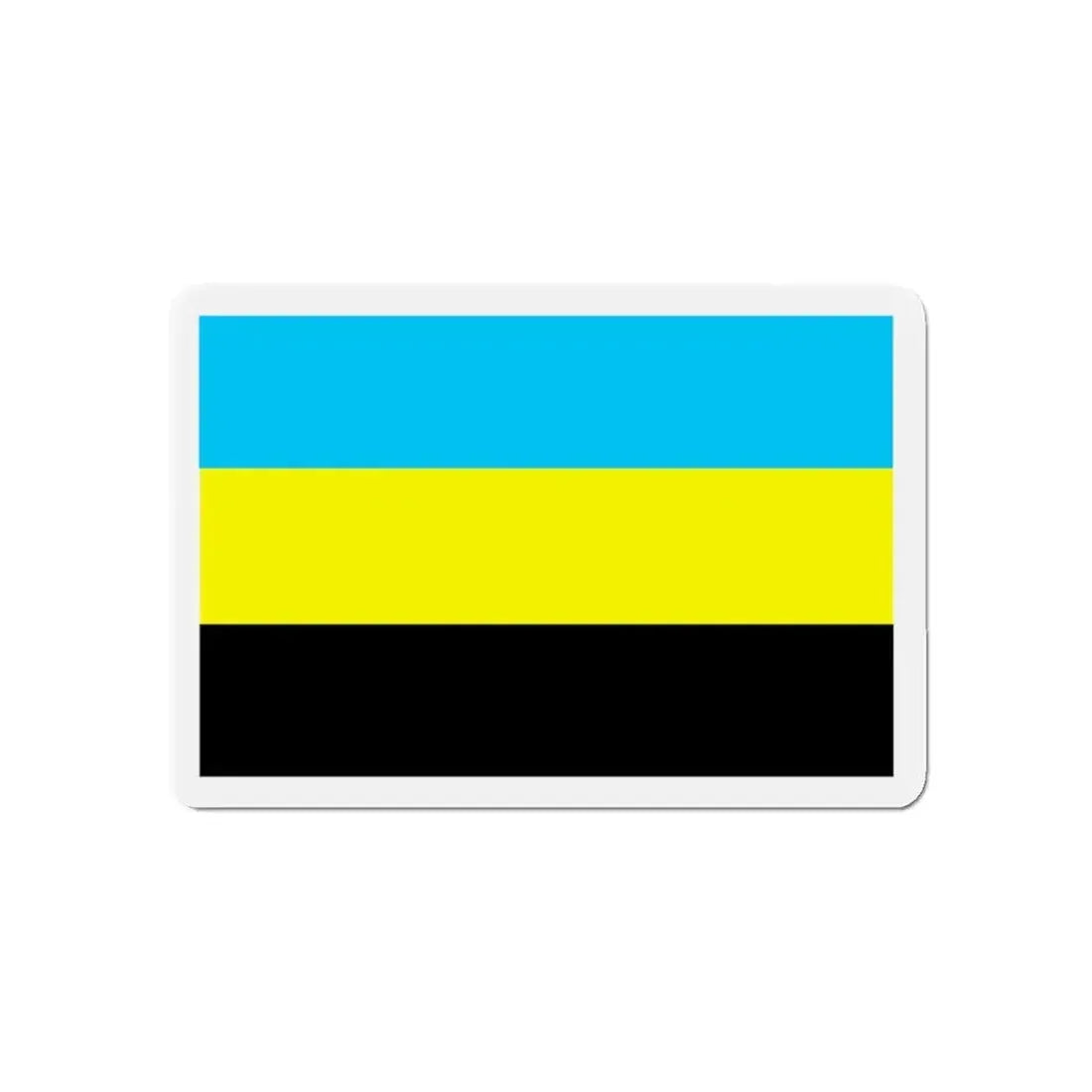 Flag of Bulungan Malaysia - Refrigerator Magnet 5 Inch - The Sticker Space