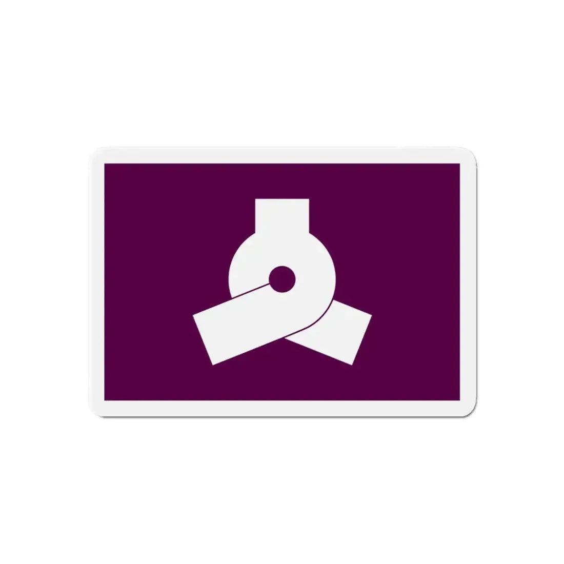 Flag of Bunkyo Tokyo Japan - Refrigerator Magnet 6 Inch - The Sticker Space